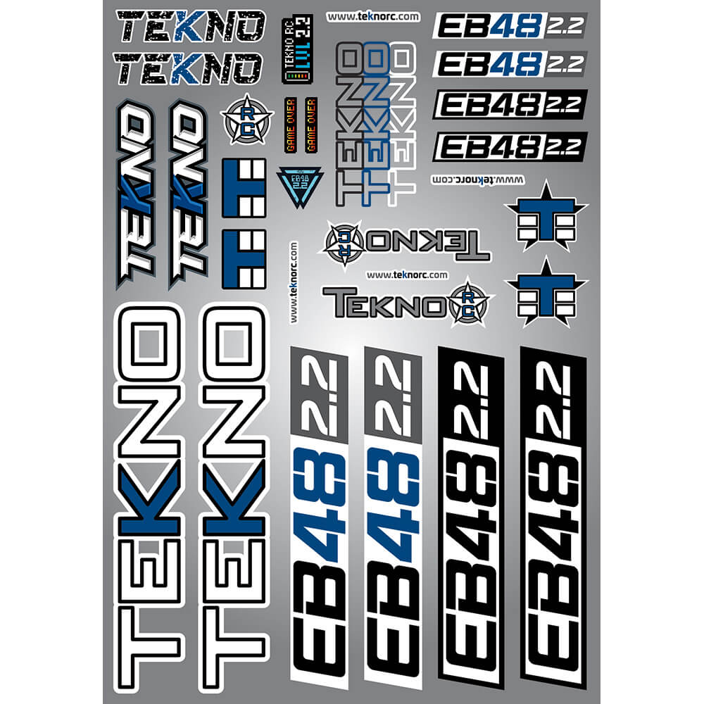 Planche de décalcomanies Tekno (EB48 2.2) - TKR9236