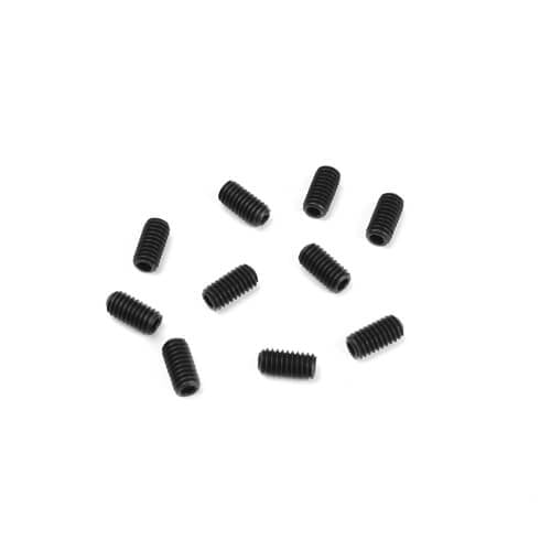 Vis sans tête Tekno M4x8mm (noir, 10 pcs) - TKR1611