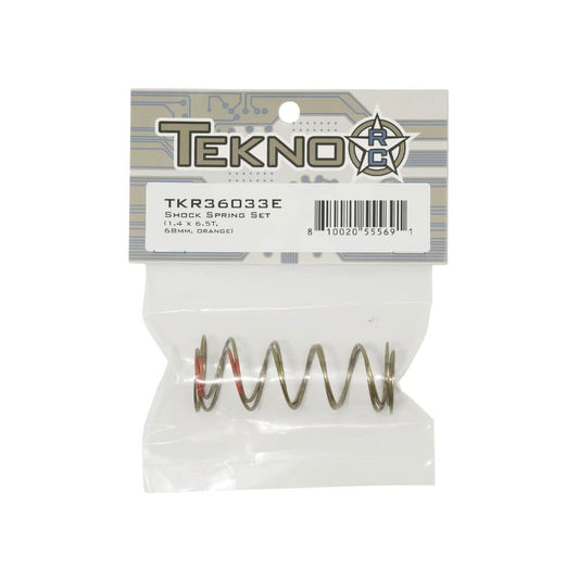 Shock Spring Set (1.4 x 6.5T, 68mm, ORANGE) - TKR36033E