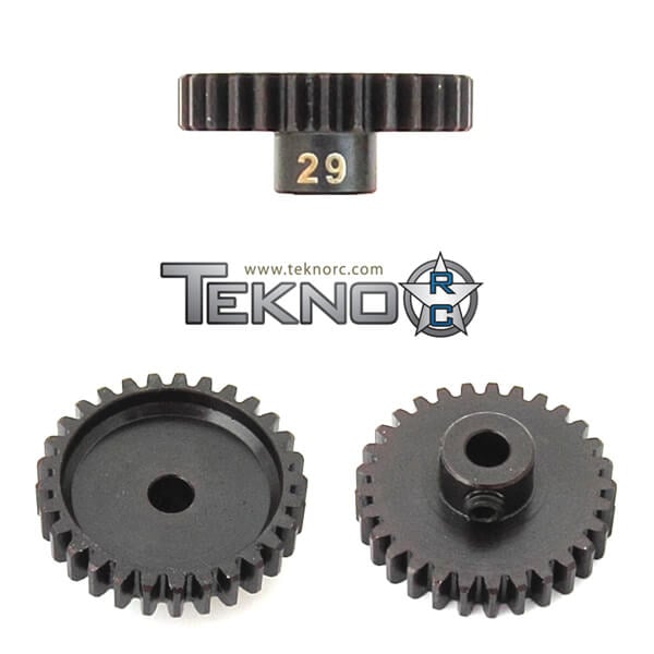 Pignon Tekno M5 (29d, MOD1, alésage 5mm, vis de réglage M5) - TKR4189