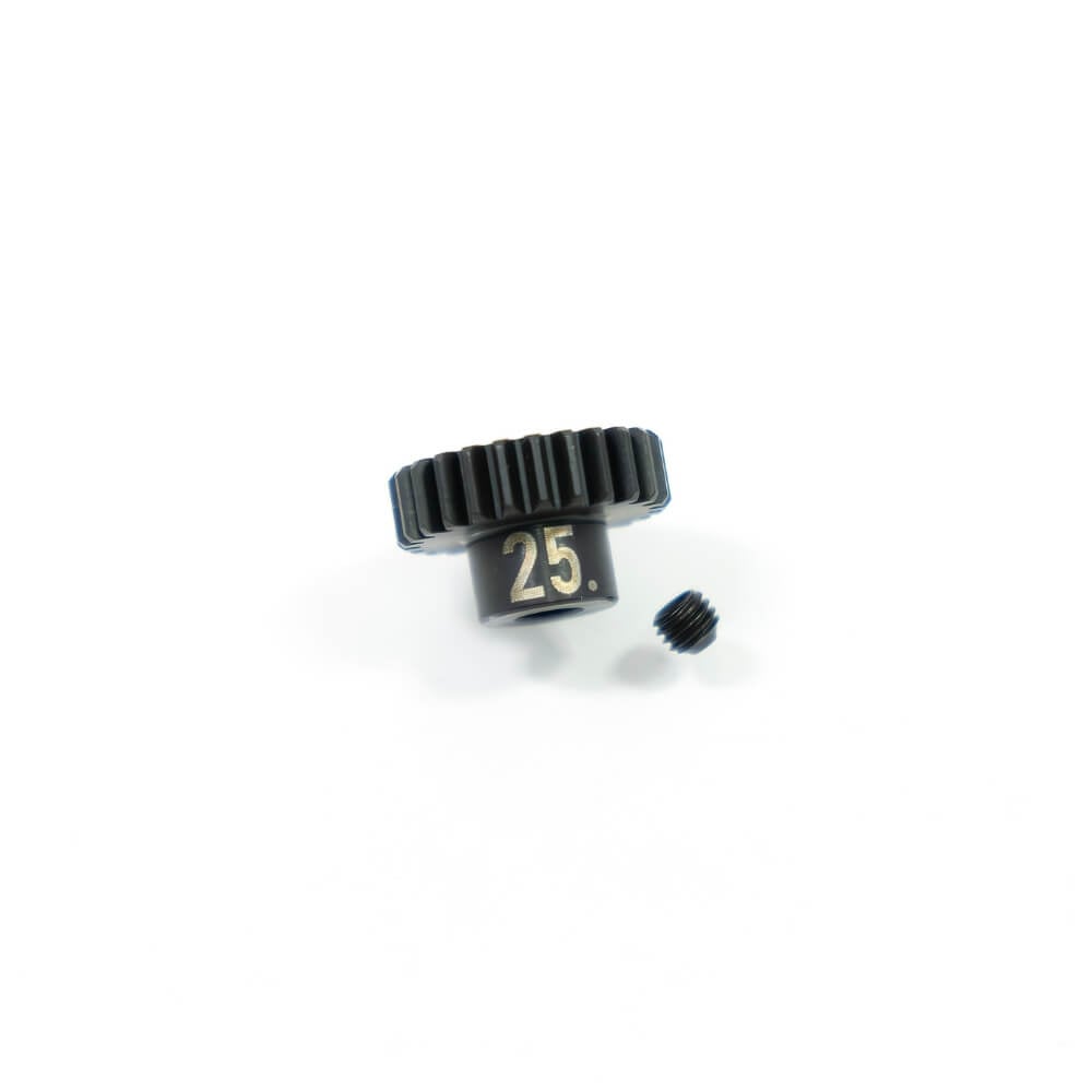 Pignon alésage 5mm MOD 0.8 (32dp) Tekno (25T, trempé, gravé) - TKR4285