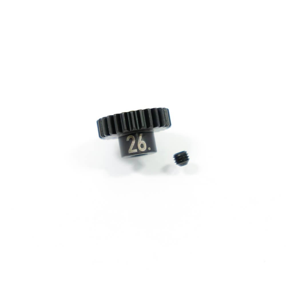 Pignon Tekno 5mm Alésage MOD 0.8 (Pas 32) (26 Dents, trempé, gravé) - TKR4286