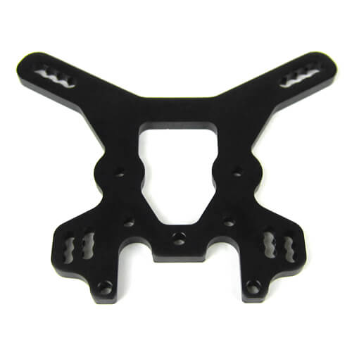 Tours d'amortisseurs Tekno (arrière, 7075 NC, anodisé gunmetal) - TKR5529