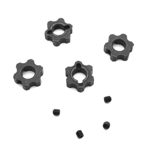 Entretoises de roue Tekno (12 mm, acier, allégées, 4 pcs) - TKR5571M