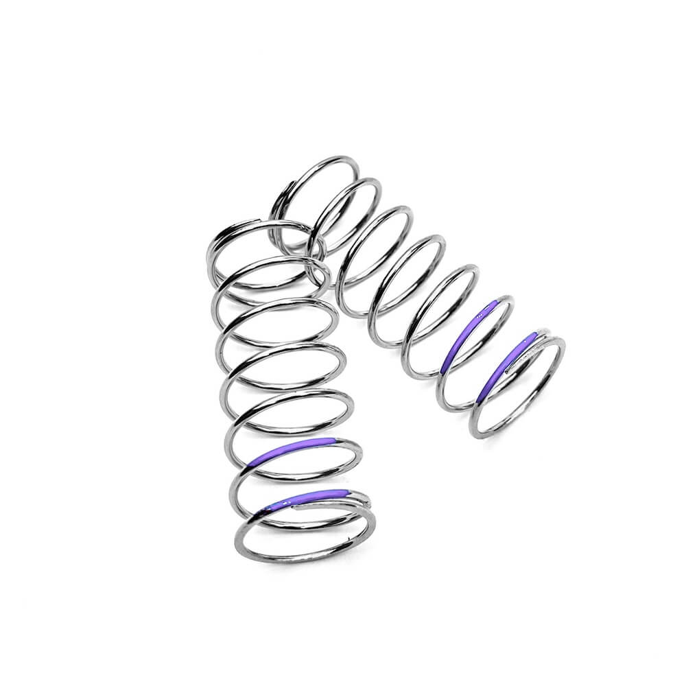 Jeu de ressorts d'amortisseur Tekno (avant, 1,6x7,5, 6,25lb/po, 57mm, violet) - TKR6109