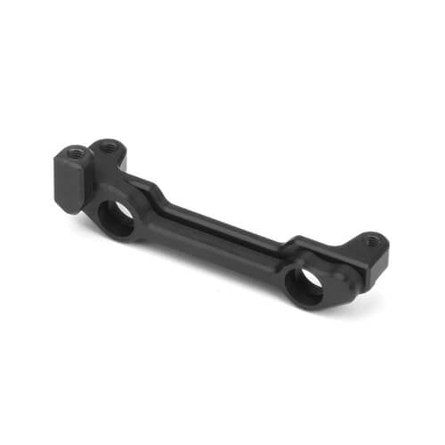 Tekno Aluminum Ackerman Plate (CNC 7075 black anodized, EB410/ET410) - TKR6560A