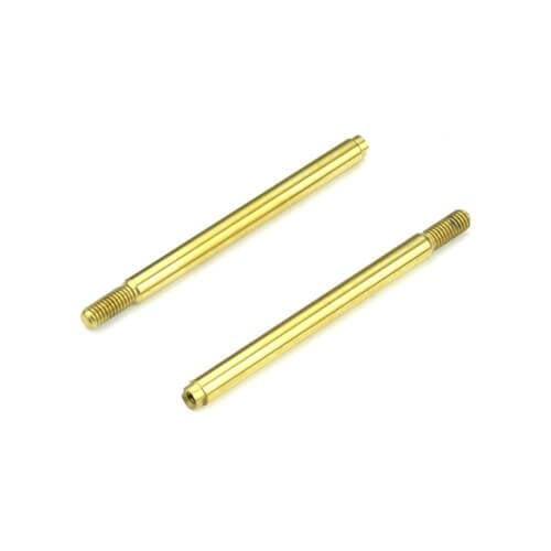 Tekno Shock Shafts (rear, steel, TiNi coated, EB410, 2pcs) - TKR6704T