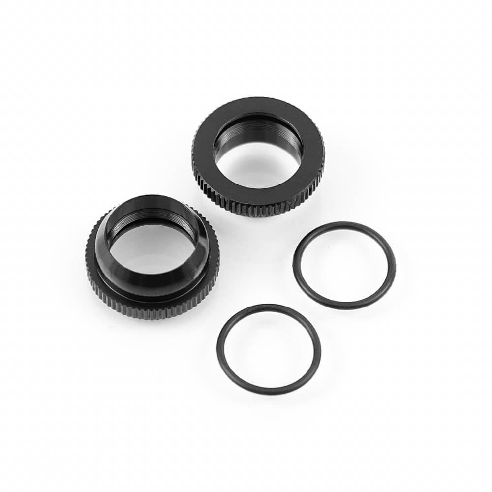 Colliers de réglage d'amortisseur Tekno (aluminium, pour corps 13mm, ressort 16mm, 2pcs) - TKR6754
