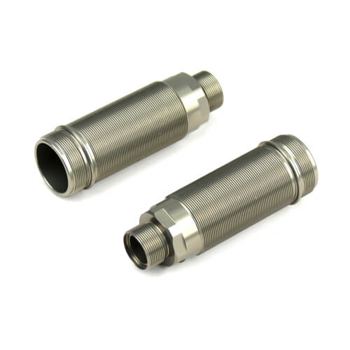 Tekno Shock Body (rear, aluminum, hard anodized, ET410, 2pcs) - TKR6756