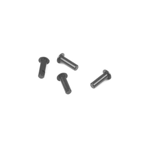 Axes de charnière de support de fusée Tekno (acier, 2,0, 4 pcs) - TKR9043