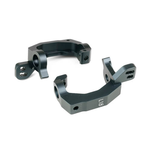 Porte-fusées Tekno (révisé, G/D, aluminium, 18 degrés, 2.0) - TKR9048B