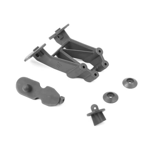 Support d'aileron haut Tekno (avec supports de carrosserie buggy, 2.0) - TKR9181T