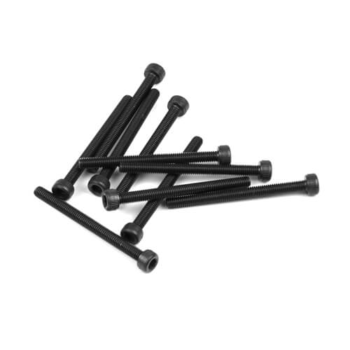 Tekno M3x35mm Cap Head Screws (black, 10 pcs) - TKR1532