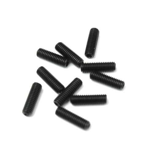 Tekno M10mm Set Screws (black, 10pcs) - TKR1605