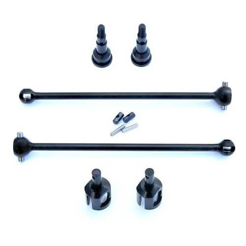 ARBRE DE TRANSMISSION ET CHAPE EXTÉRIEURE ALLÉGÉS TEKNO M6 (LOSI SCTE, TEN-T, 810) - TKR2210X
