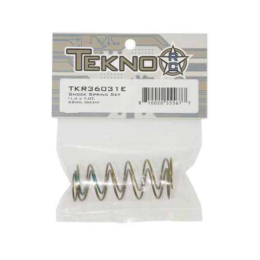 Shock Spring Set (1.4 x 7.0T, 68mm, GREEN) - TKR36031E