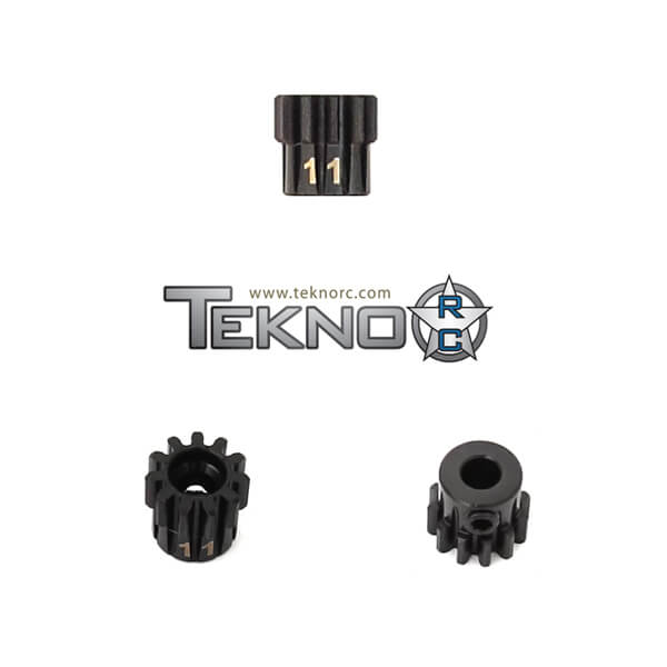 Pignon moteur Tekno M5 (11 d, MOD1, alésage 5 mm, vis de réglage M5) - TKR4171