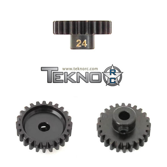 Pignon Tekno M5 (24 dents, module 1, alésage 5 mm, vis de réglage M5) - TKR4184
