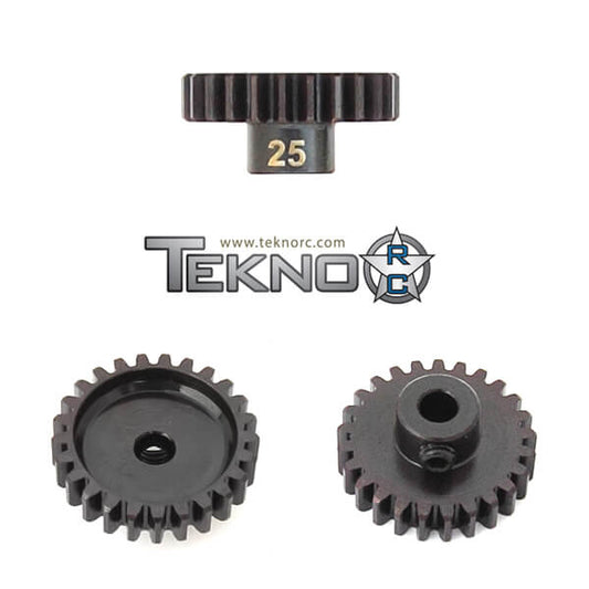 Pignon Tekno M5 (25 dts, MOD1, alésage 5mm, vis sans tête M5) - TKR4185