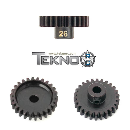 Pignon Tekno M5 (26 dts, MOD1, alésage 5 mm, vis de réglage M5) - TKR4186
