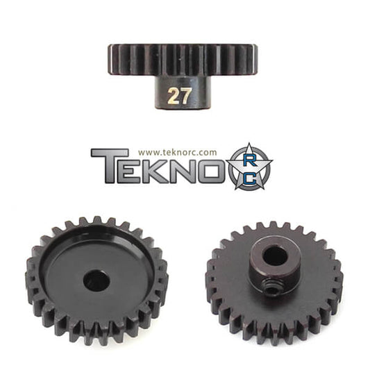 Pignon Tekno M5 (27 dents, MOD1, alésage 5 mm, vis de réglage M5) - TKR4187