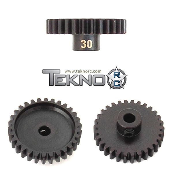 Pignon Tekno M5 (30 dents, MOD1, alésage 5 mm, vis de réglage M5) - TKR4190