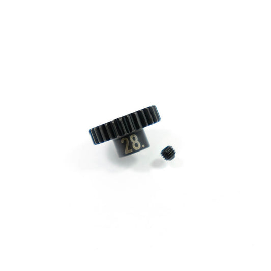 Pignon Tekno 5 mm alésage MOD 0.8 (32 pas) (28T, trempé, gravé) - TKR4288