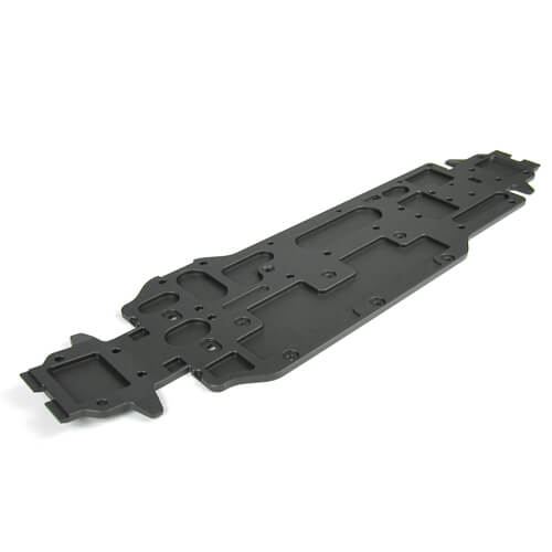 Châssis Tekno (7075, anodisé dur, allégé, modification pare-chocs) - TKR5000FB
