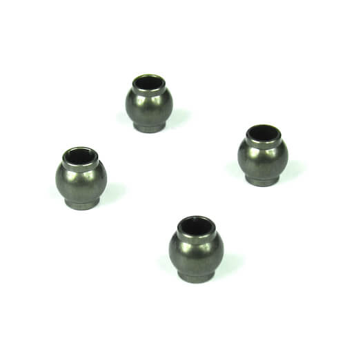 Tekno Pivot Balls (5.8mm, no flange, brake/steering link, aluminum, 4pcs, EB48) - TKR5058A