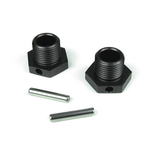 Moyeux de roue Tekno (aluminium, anodisé couleur bronze, avec goupilles, 2 pièces, EB48) - TKR5071