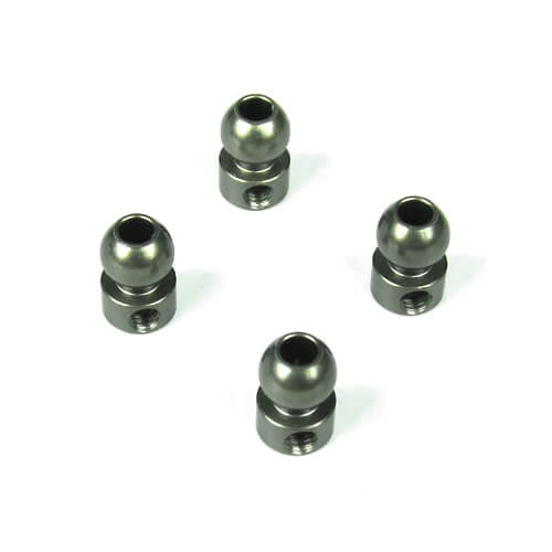 Billes de stabilisation Tekno (6,8 mm, barres anti-roulis, aluminium, 4 pces, EB48) - TKR5079A