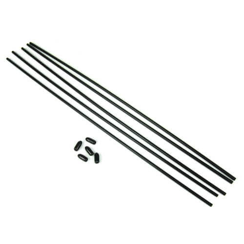 Tube d'antenne Tekno (universel, avec capuchons, 5 pièces) - TKR5126