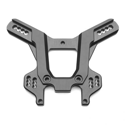 Tekno Shock Tower (front, 7075 CNC, gun metal anodized, EB/NB48.3) - TKR5268