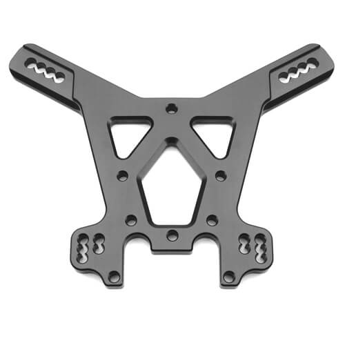 Tekno Shock Tower (rear, 7075 CNC, gun metal anodized, EB/NB48.3) - TKR5269