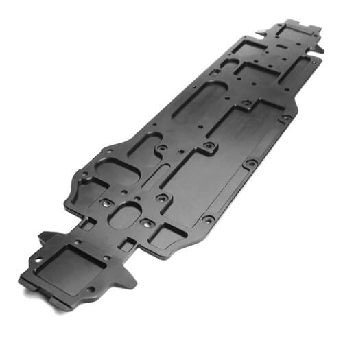 Châssis Tekno (7075, anodisé noir, allégé) - TKR5288