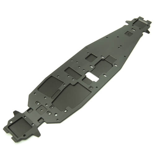 Châssis Tekno (7075, 4 mm, anodisé dur, allégé, NT48.3) - TKR5407