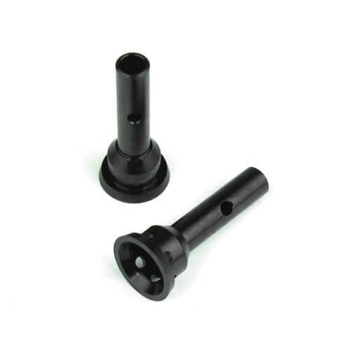 Axes de roue Tekno pour adaptateurs (pour : TKR5570-17, SCT410, acier trempé, 2 pcs) - TKR5580