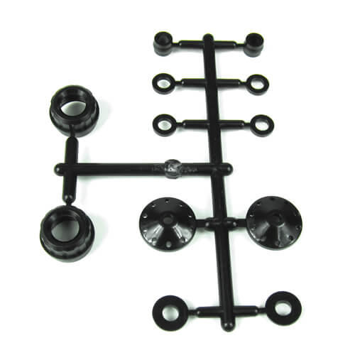 Kit de guides d'axe d'amortisseur Tekno Shock (pour 2 amortisseurs, EB48) - TKR6008
