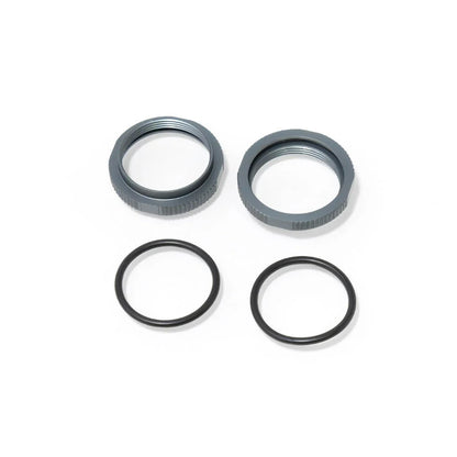 Tekno Shock Adjustment Nuts (aluminum, 2pcs)