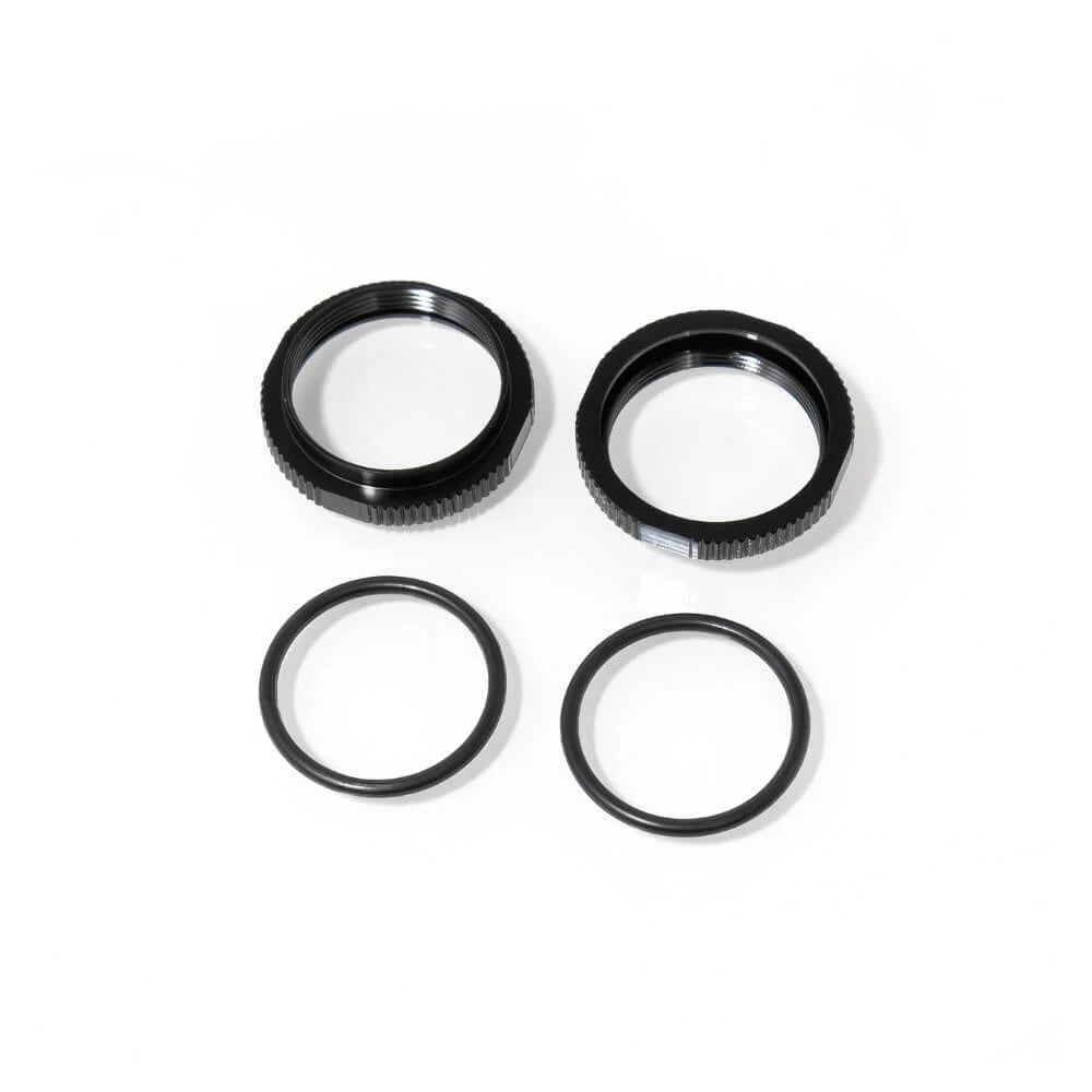 Tekno Shock Adjustment Nuts (aluminum, 2pcs)