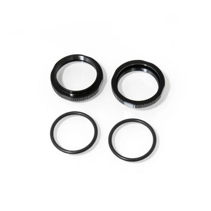 Tekno Shock Adjustment Nuts (aluminum, 2pcs)