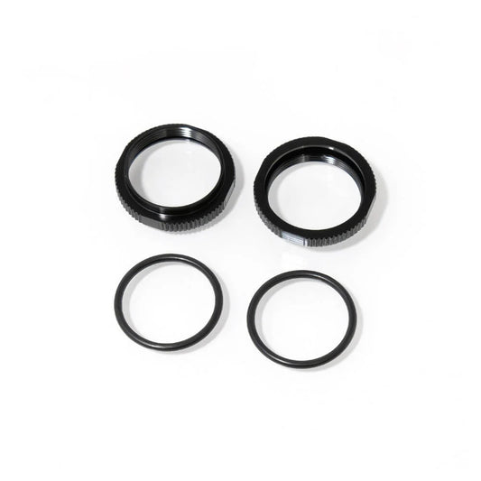 Tekno Shock Adjustment Nuts (aluminum, 2pcs)