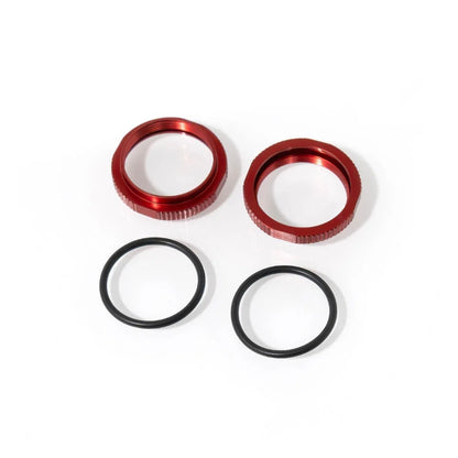 Tekno Shock Adjustment Nuts (aluminum, 2pcs)