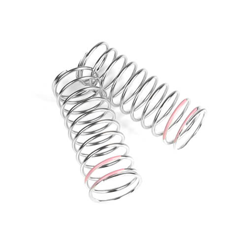 Jeu de ressorts d'amortisseur Tekno LF (avant, 1,6x11,0, 3,82lb/po, 57mm, rose) - TKR6103
