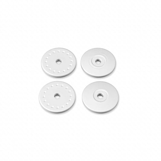 Tekno Shock Piston Blanks (flat/taper, 15.8mm, precision molded, 16 dimples) - TKR6130
