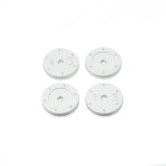 Tekno Shock Piston Set (flat/flat, all 16mm shocks, 6x1.3, 4pcs) - TKR6137