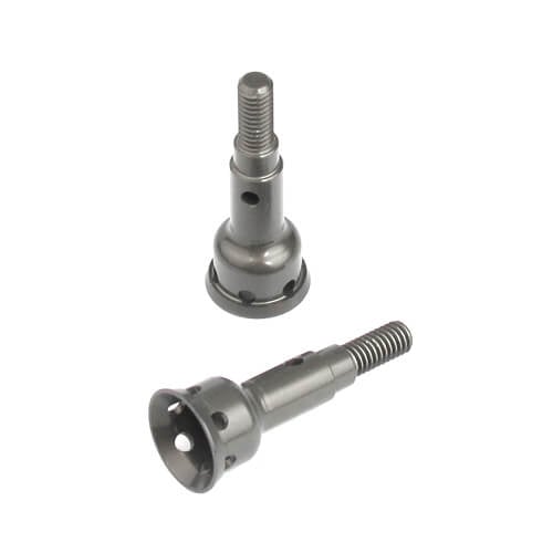 Axes de roues arrière en aluminium Tekno (arrière, 7075, anodisé dur, EB410, 2 pièces) - TKR6270RA