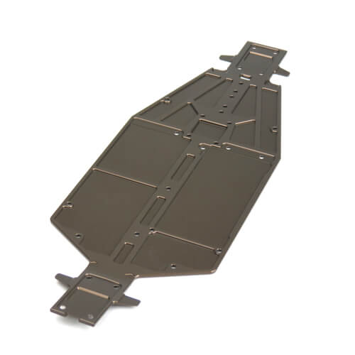 Châssis Tekno (révisé, CNC 7075, EB410/ET410, nécessite TKR6540B/TKR6541B) - TKR6501B
