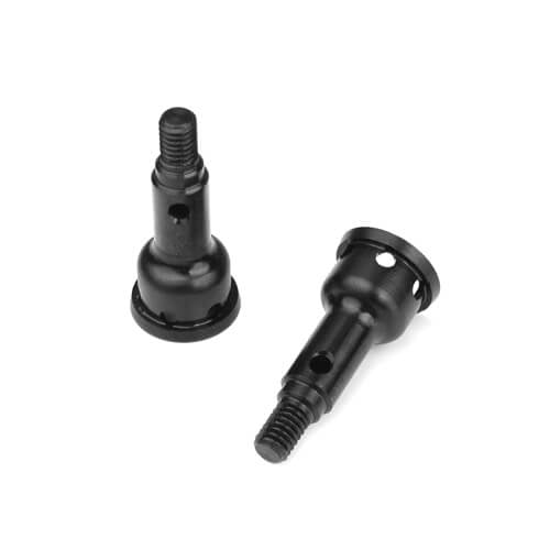 Tekno Stub Axles (front, hardened steel, EB410, 2pcs) - TKR6573F