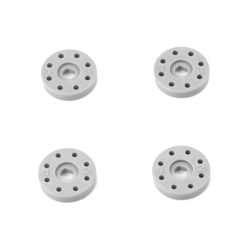Jeu de pistons d'amortisseur Tekno Shock (8x1.2, 8x1.3, plat/plat, 13 mm, 4 pcs) - TKR6705B